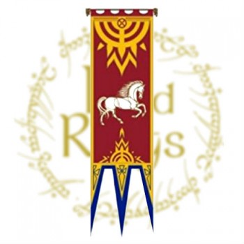 FLAG - BANNER - LORD OF THE RINGS - ROHAN
